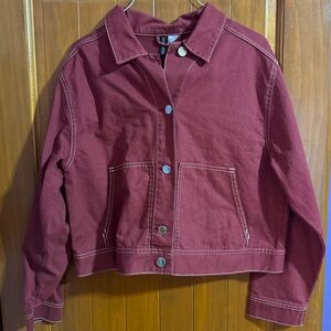 Burgundy Barn Jacket